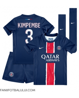 Paris Saint-Germain Presnel Kimpembe #3 Echipament de Fotbal Replică 2024-25 Copii Acasa (+ Șorturi)